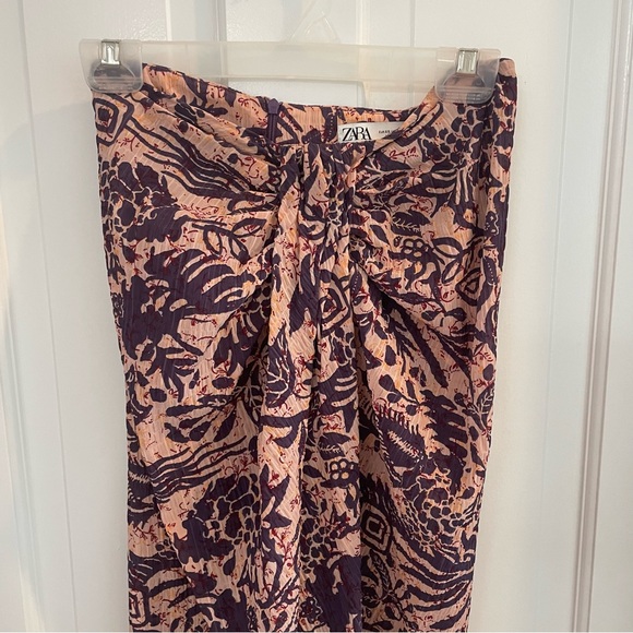 Zara matching set crop top and midi skirt size xs - Picture 7 of 11